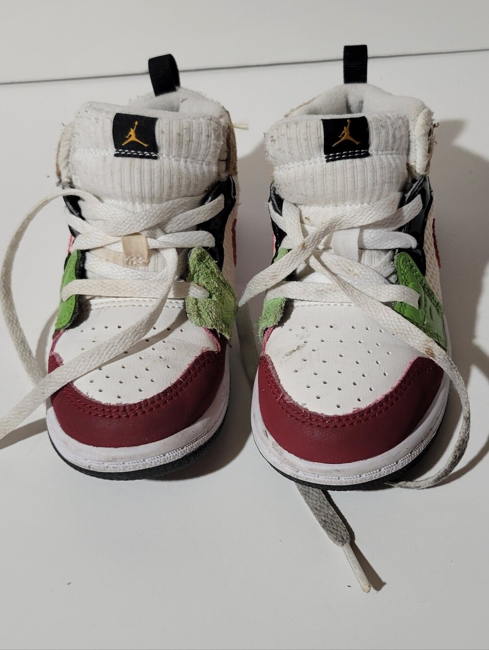 Air Jordan 1 Mid SE PS White Gym Red Black DR6958-100